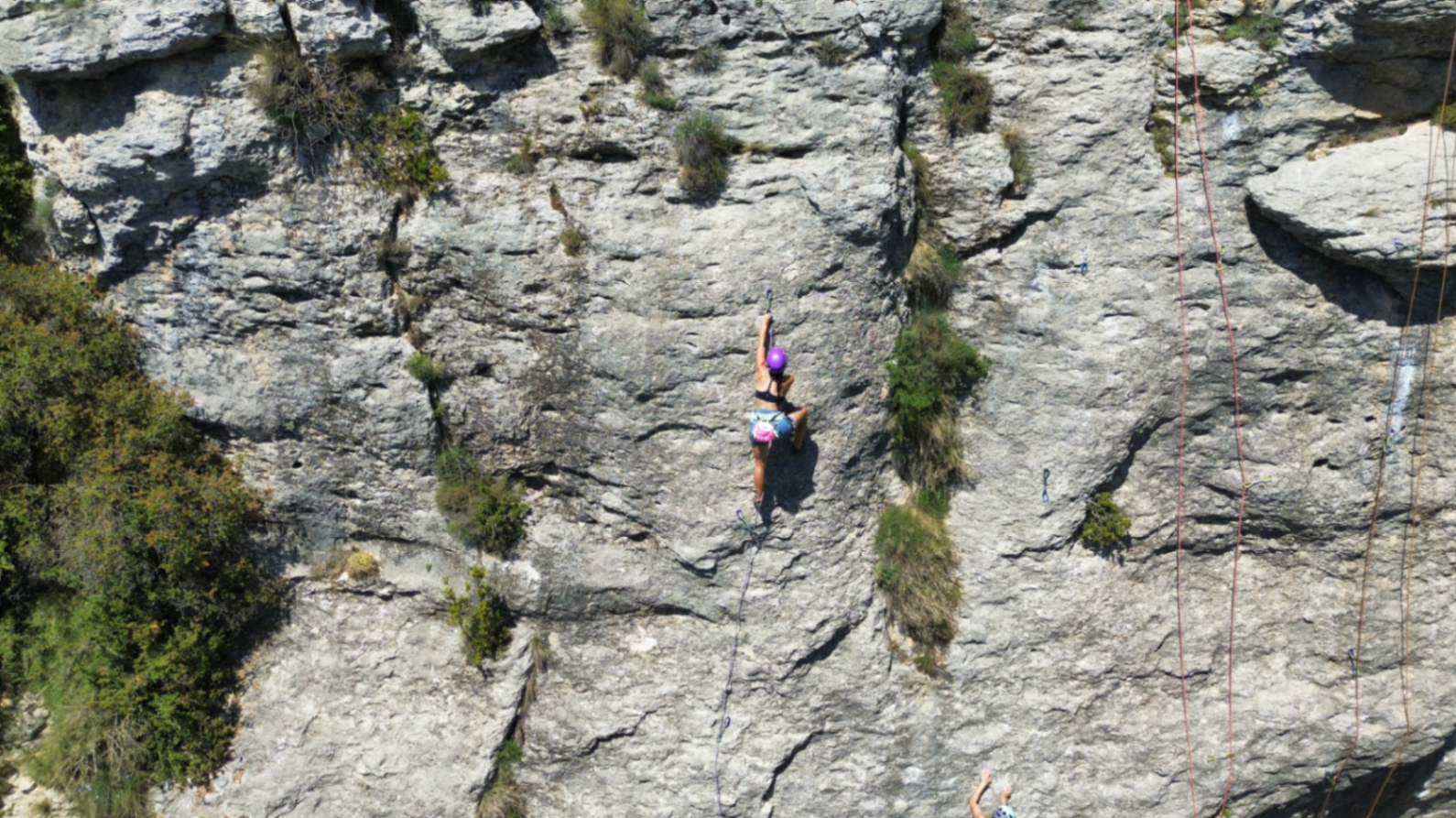 Escalada y yoga en Moiá, Barcelona
